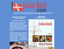 Tablet Screenshot of cookingdanish.com